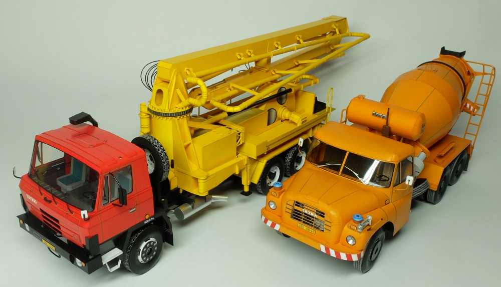 Tatra 815 betonpumpa (Pln� velikost v nov�m okn�) Tatra 815 betonpumpa