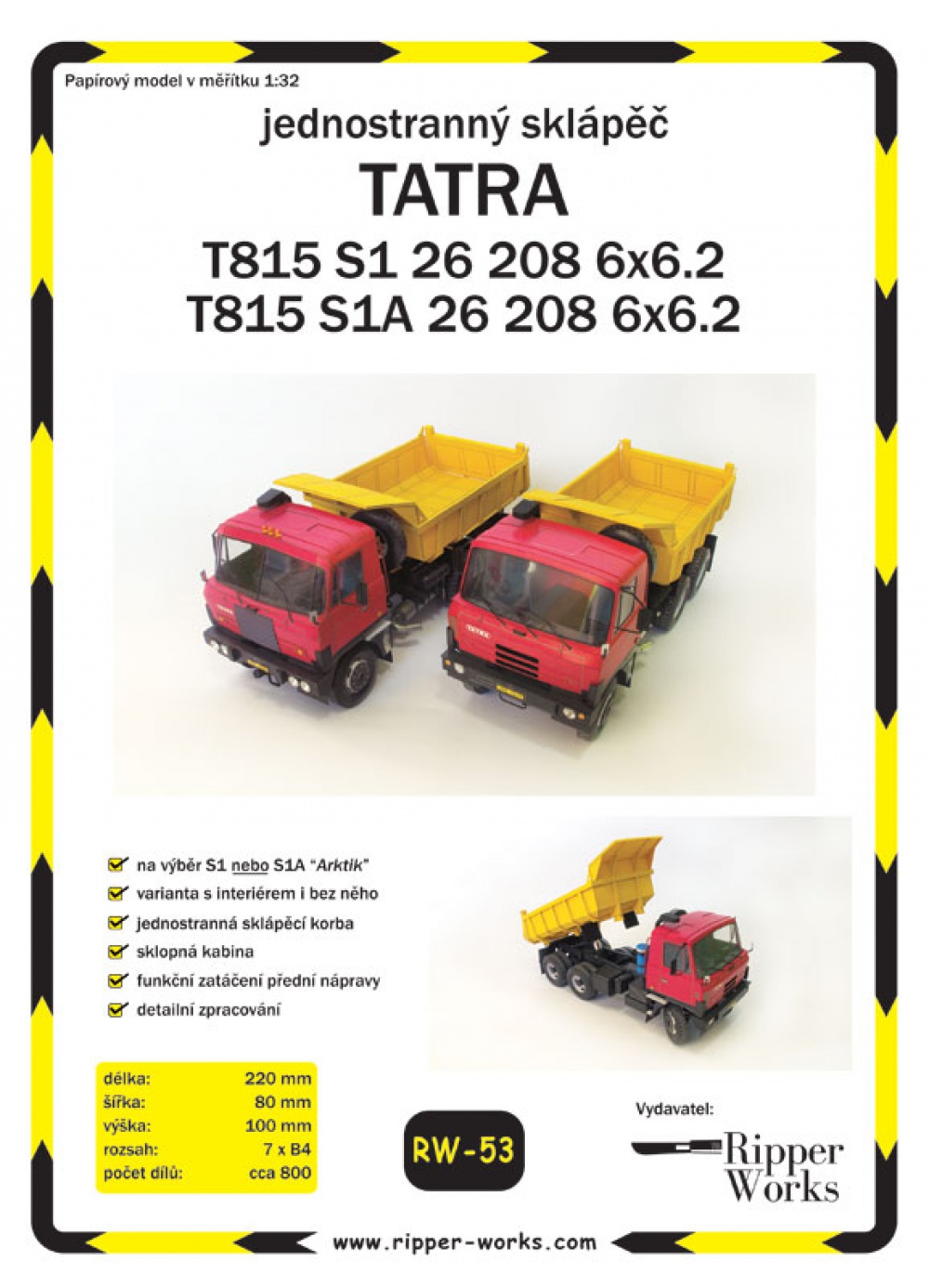 Tatra 815 S1A Arktik (Plná velikost v novém okně) Tatra 815 S1A Arktik