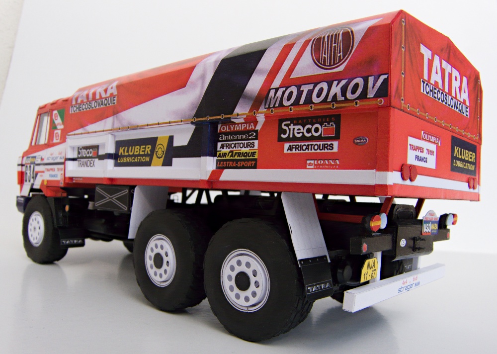 Tatra 815 VD13 350 6x6.1 Dakar 1986 (Plná velikost v novém okně) Tatra 815 VD13 350 6x6.1 Dakar 1986