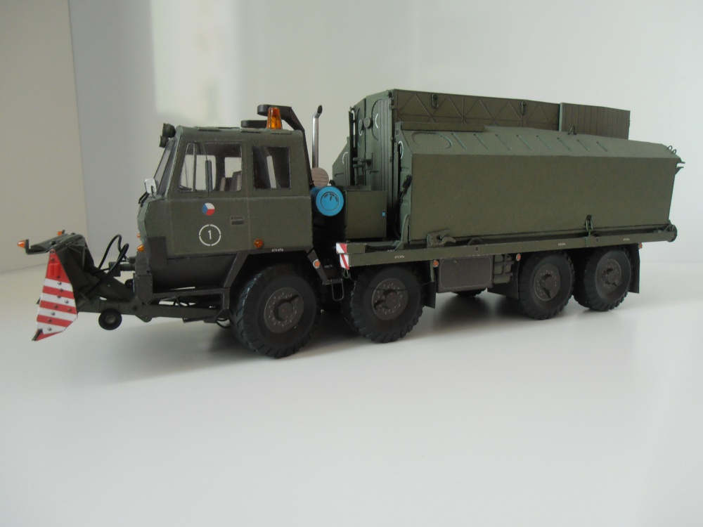 Tatra T815 PMS - s radlicí BZ-T815 a břehovým dílem (Plnďż˝ velikost v novďż˝m oknďż˝) Tatra T815 PMS - s radlicí BZ-T815 a břehovým dílem