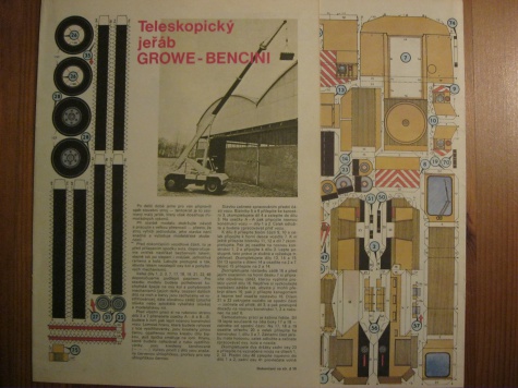Teleskopický jeřáb Growe-Bencini Teleskopický jeřáb Growe-Bencini