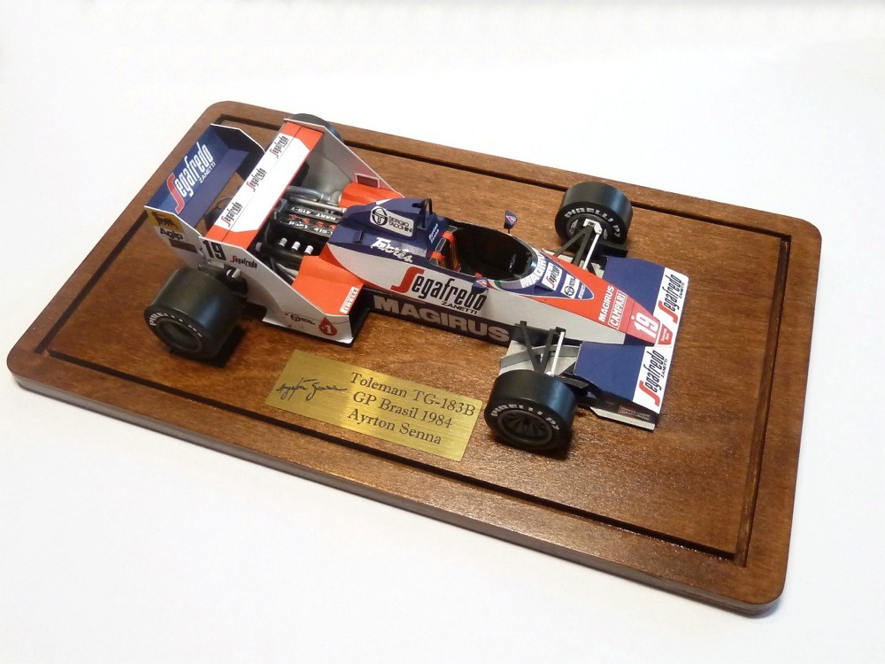 Toleman TG-183B Hart,Brazil GP �84