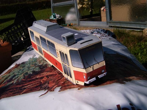 tramvaj �KD Tatra KT8D5 DP Praha