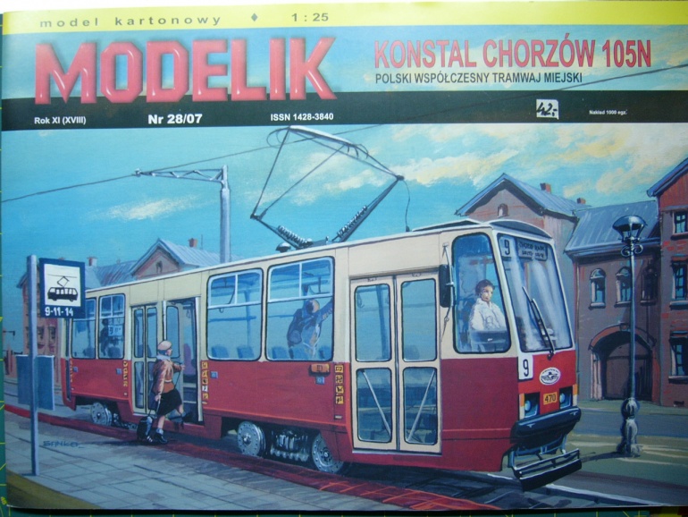 Tramvaj Konstal 105N (Plná velikost v novém okně) Tramvaj Konstal 105N