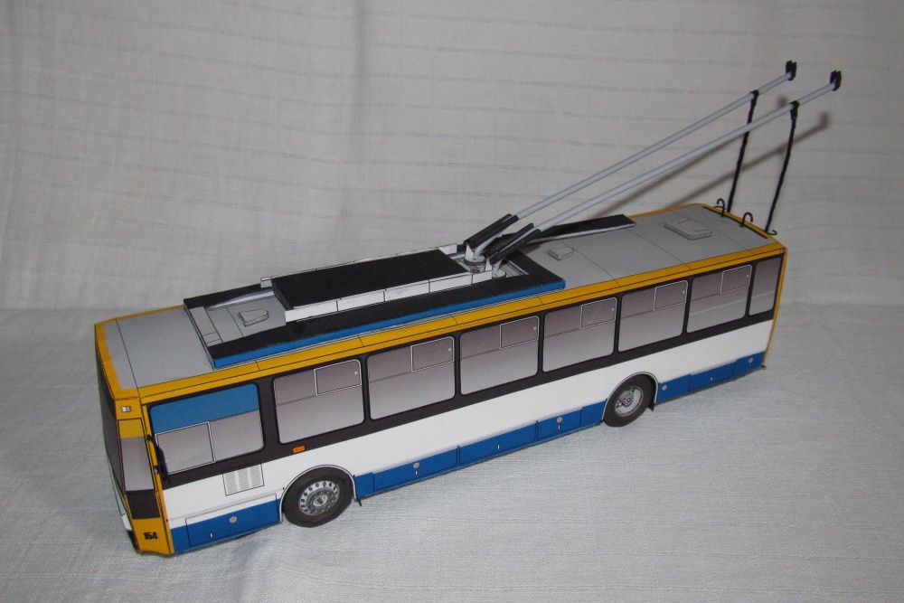 Trolejbus Škoda 14 Tr (Plná velikost v novém okně) Trolejbus Škoda 14 Tr