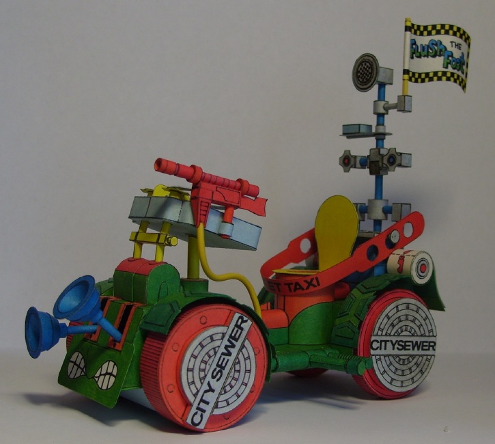 Turtles Toilet Taxi (Plná velikost v novém okně) Turtles Toilet Taxi