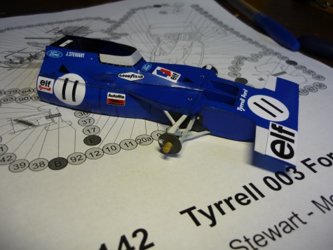 Tyrrell 003 / Stewart / Monako 71 Tyrrell 003 / Stewart / Monako 71