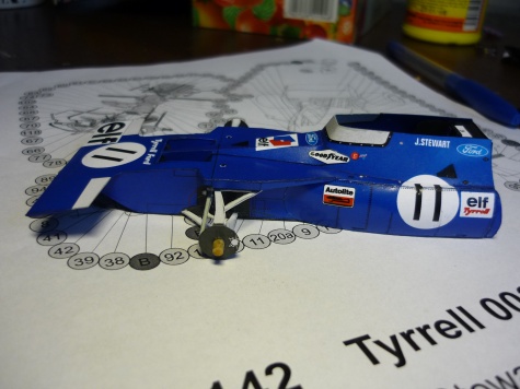 Tyrrell 003 / Stewart / Monako 71 Tyrrell 003 / Stewart / Monako 71