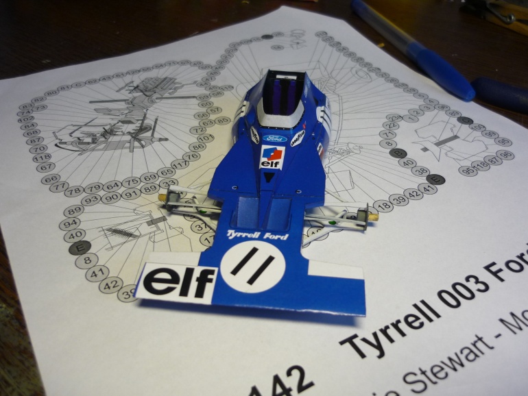 Tyrrell 003 / Stewart / Monako 71 (Plná velikost v novém okně) Tyrrell 003 / Stewart / Monako 71