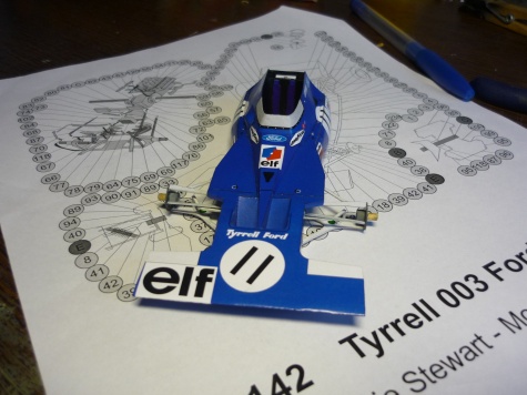 Tyrrell 003 / Stewart / Monako 71 Tyrrell 003 / Stewart / Monako 71