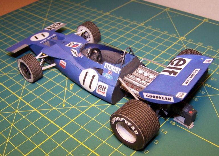 Tyrrell 003 GP Monaca 1971 (Plná velikost v novém okně) Tyrrell 003 GP Monaca 1971