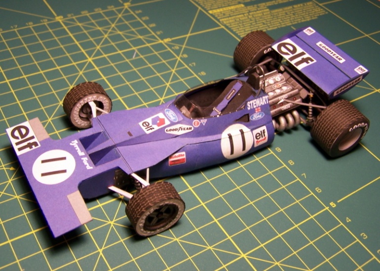 Tyrrell 003 GP Monaca 1971 (Plná velikost v novém okně) Tyrrell 003 GP Monaca 1971