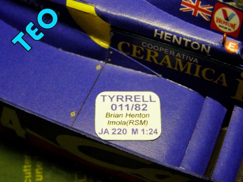 Tyrrell 011 Tyrrell 011