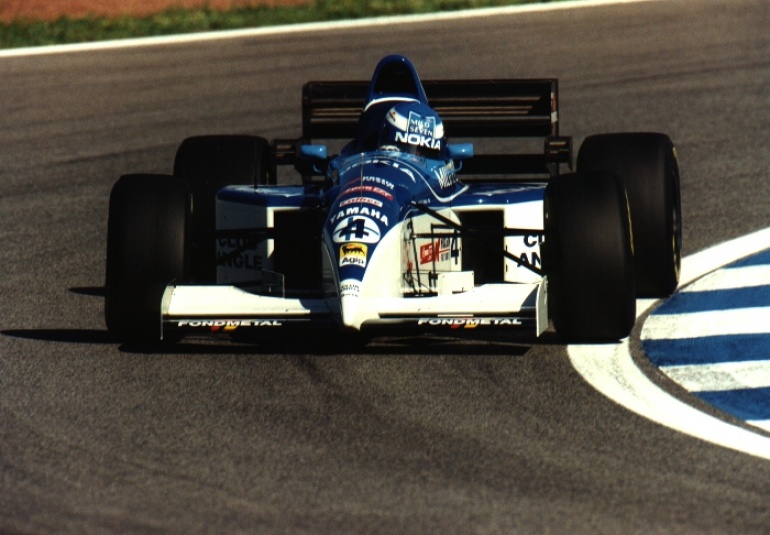 Tyrrell 023, Mika Salo 1995 (Plná velikost v novém okně) Tyrrell 023, Mika Salo 1995