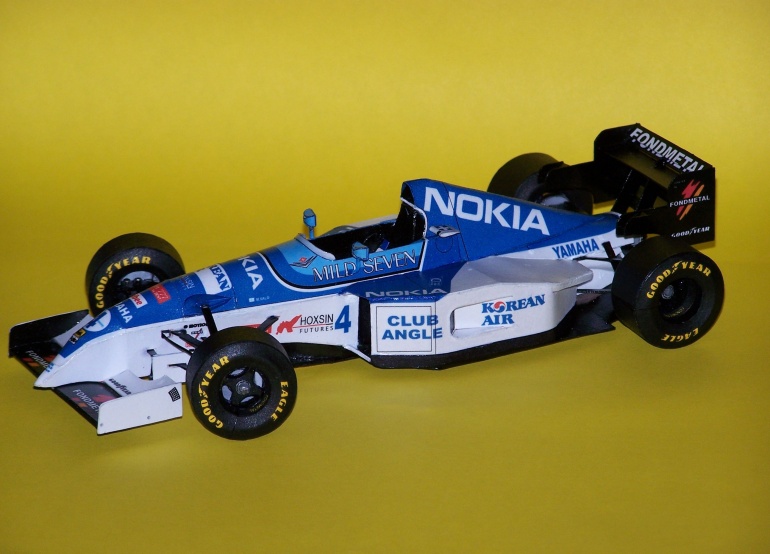 Tyrrell 023, Mika Salo 1995 (Plná velikost v novém okně) Tyrrell 023, Mika Salo 1995