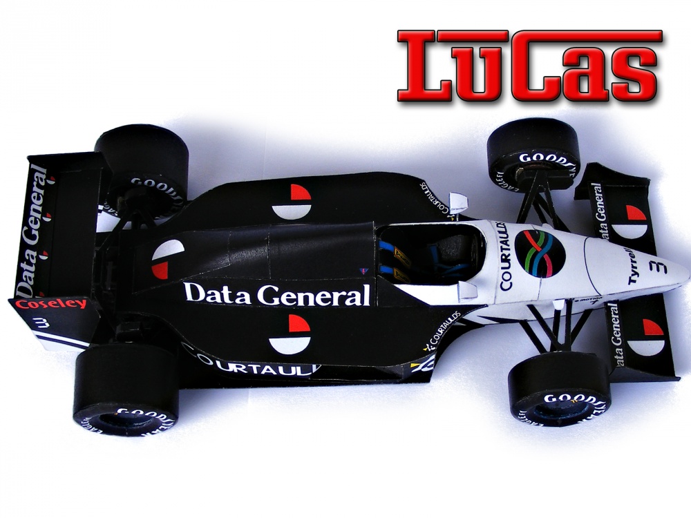 Tyrrell DG 016 (Plná velikost v novém okně) Tyrrell DG 016