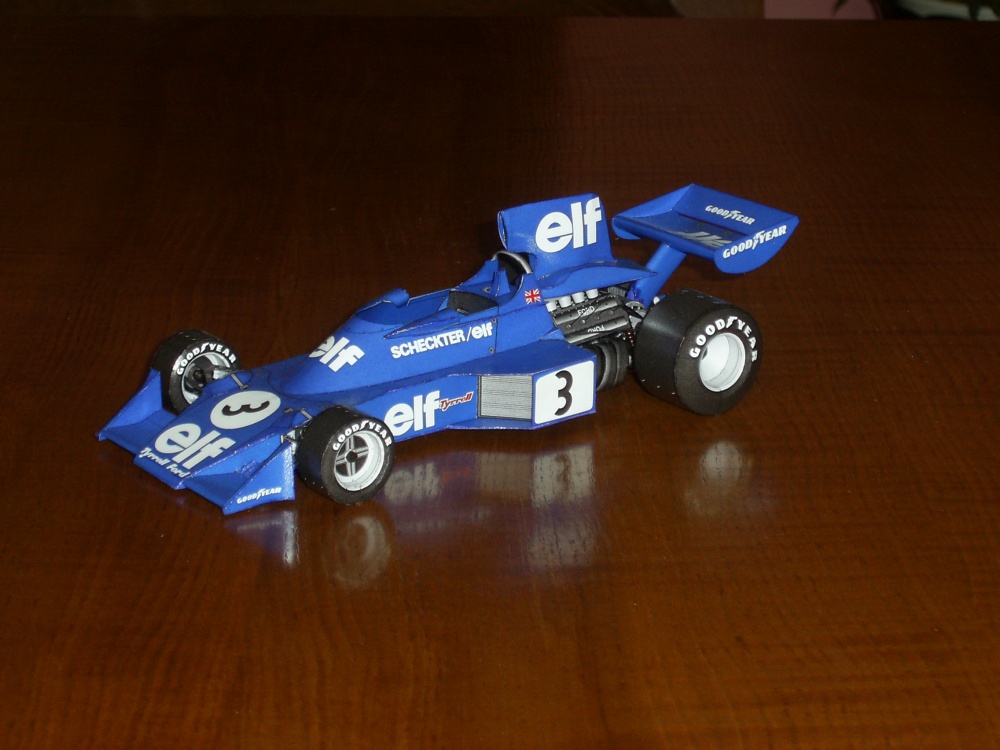 TYRRELL FORD 007 SWEDISH GP 1974 Jody Scheckter (Pln� velikost v nov�m okn�) TYRRELL FORD 007 SWEDISH GP 1974 Jody Scheckter