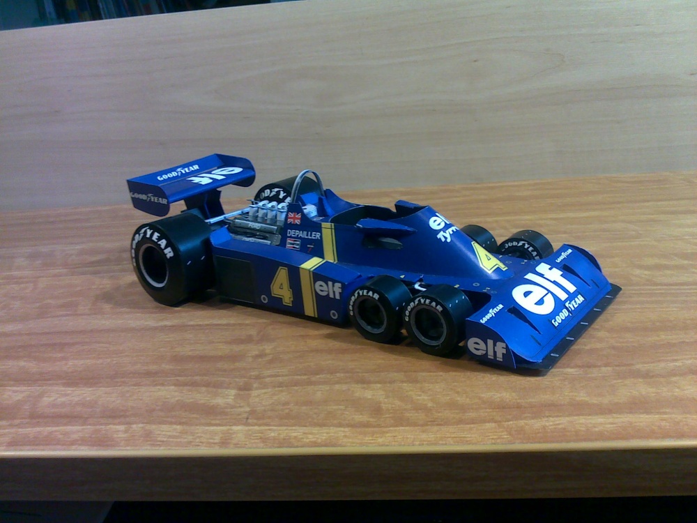 Tyrrell P34 - 1976 J. Scheckter (Plná velikost v novém okně) Tyrrell P34 - 1976 J. Scheckter