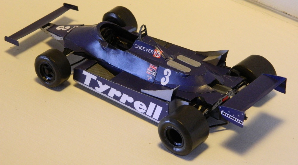 Tyrrell 010 Ford Eddie Cheever - GP Brazil praktice 1981