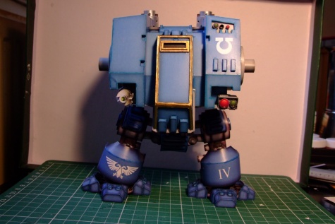Ultramarines Dreadnought Mk. V. Ultramarines Dreadnought Mk. V.