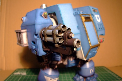 Ultramarines Dreadnought Mk. V. Ultramarines Dreadnought Mk. V.
