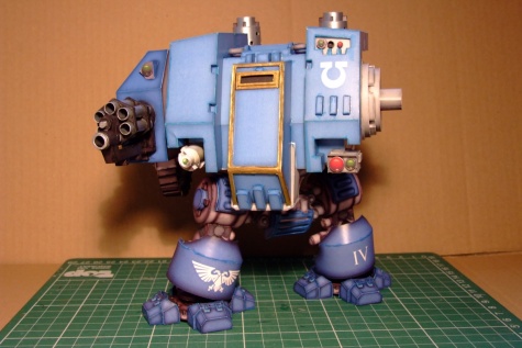 Ultramarines Dreadnought Mk. V. Ultramarines Dreadnought Mk. V.