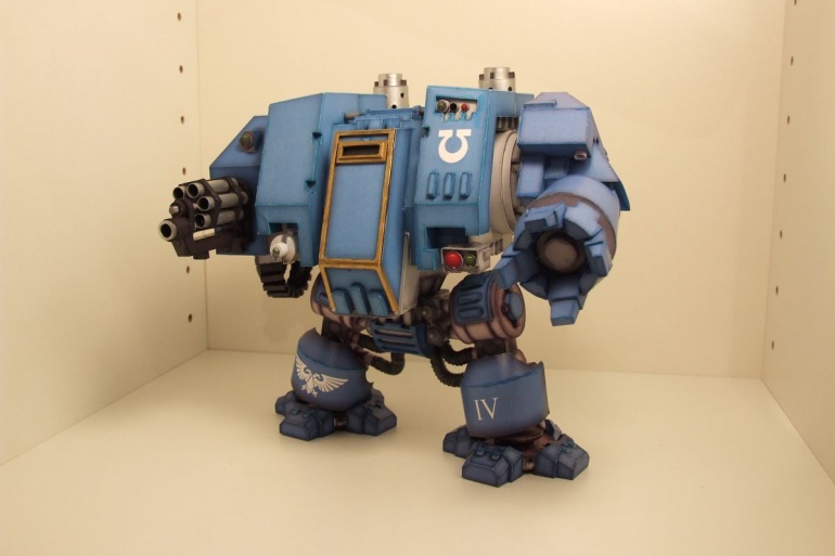 Ultramarines Dreadnought Mk. V. (Plná velikost v novém okně) Ultramarines Dreadnought Mk. V.