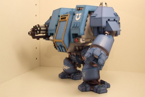 Ultramarines Dreadnought Mk. V. Ultramarines Dreadnought Mk. V.