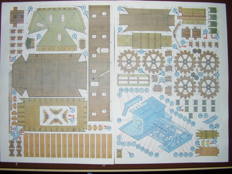 upoutaný vodní mlýn (Plná velikost v novém okně) upoutaný vodní mlýn