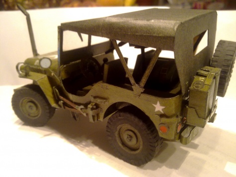 US Jeep Willys s p��v�sem