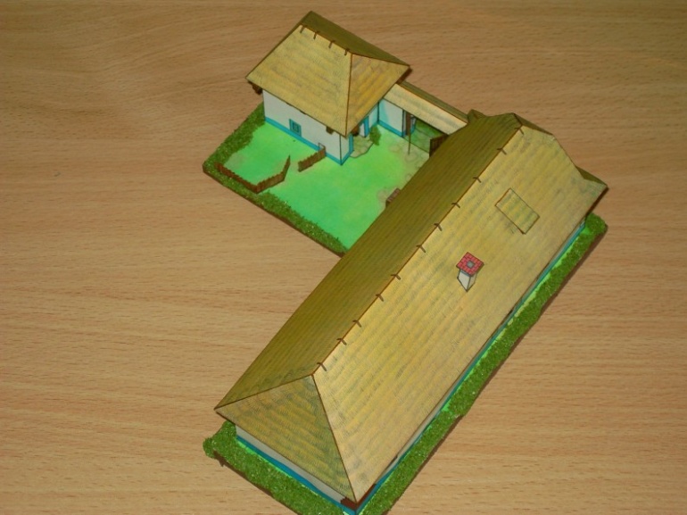 Usedlost z jižního Slovenska (Plná velikost v novém okně) Usedlost z jižního Slovenska