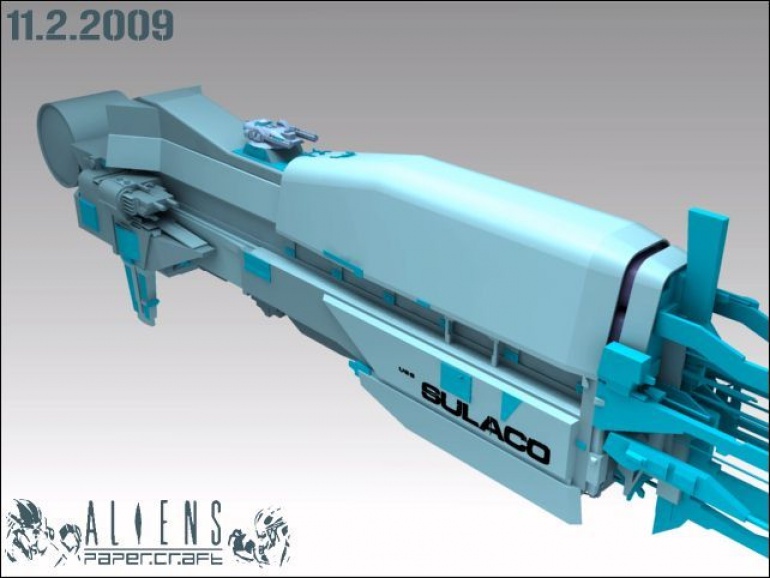 USS SULACO 1: 320 (Plná velikost v novém okně) USS SULACO 1: 320