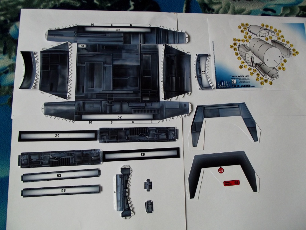 USS SULACO 1: 320 (Plná velikost v novém okně) USS SULACO 1: 320