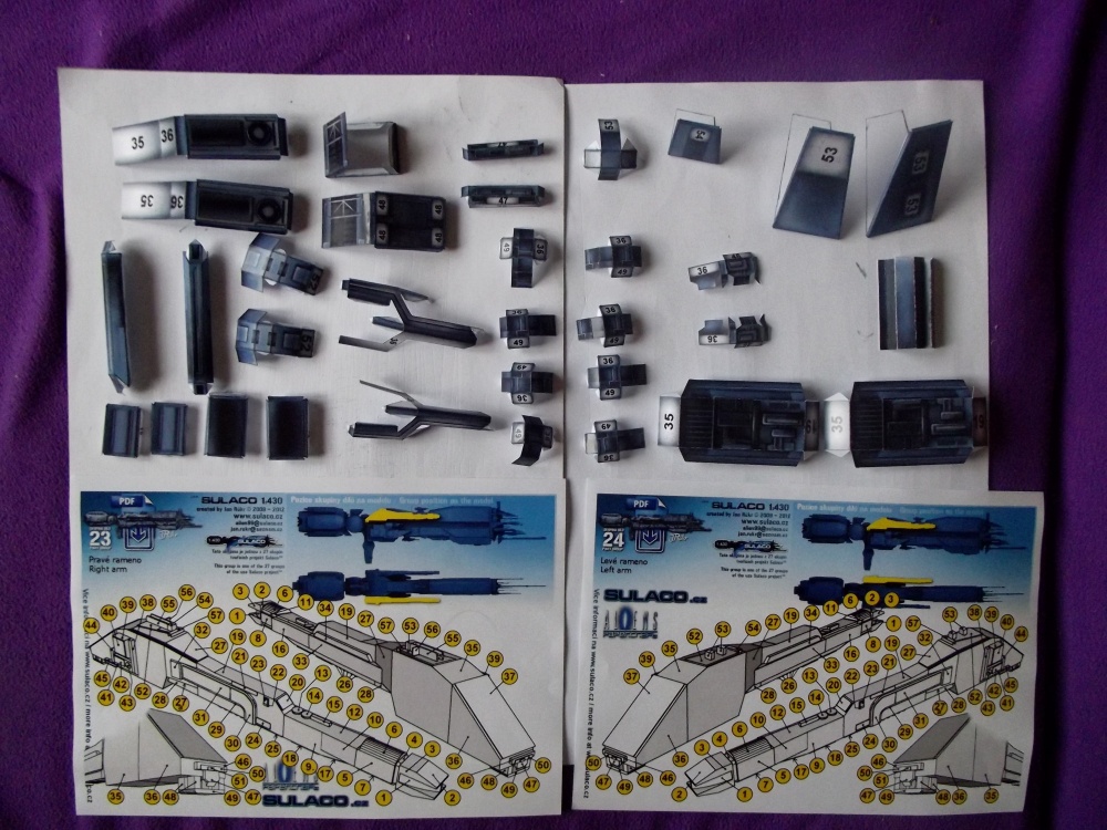 USS SULACO 1: 320 (Plná velikost v novém okně) USS SULACO 1: 320