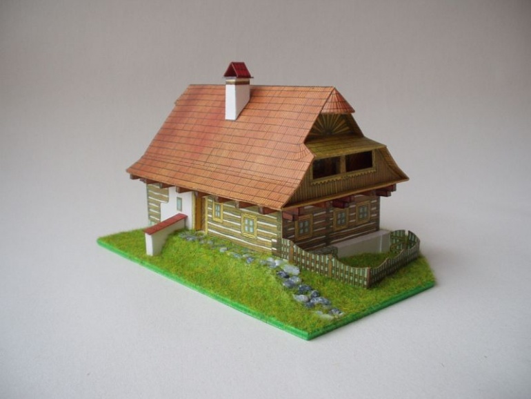Valašské stavení (Plná velikost v novém okně) Valašské stavení