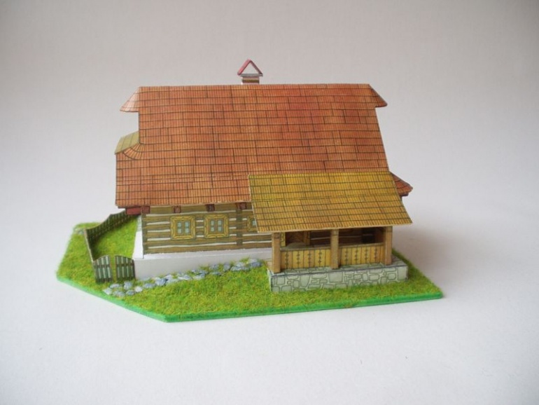Valašské stavení (Plná velikost v novém okně) Valašské stavení
