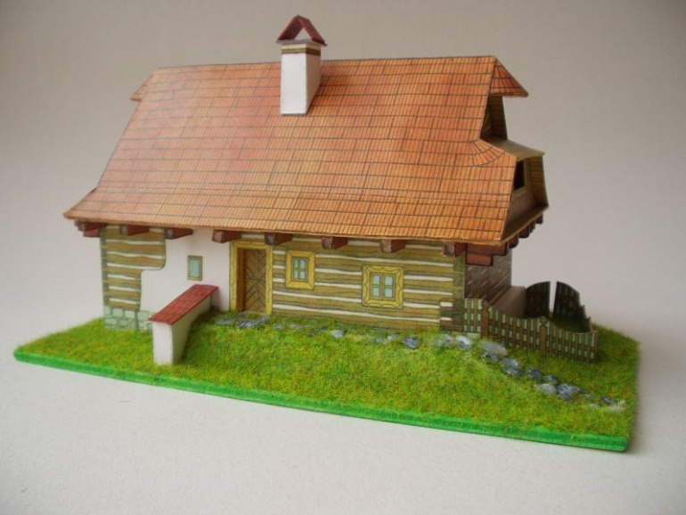 Valašské stavení (Plná velikost v novém okně) Valašské stavení
