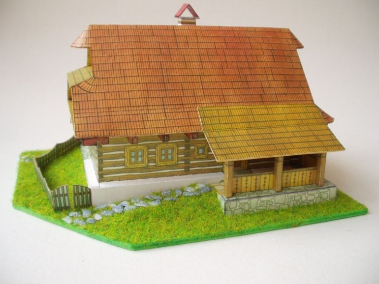 Valašské stavení (Plná velikost v novém okně) Valašské stavení
