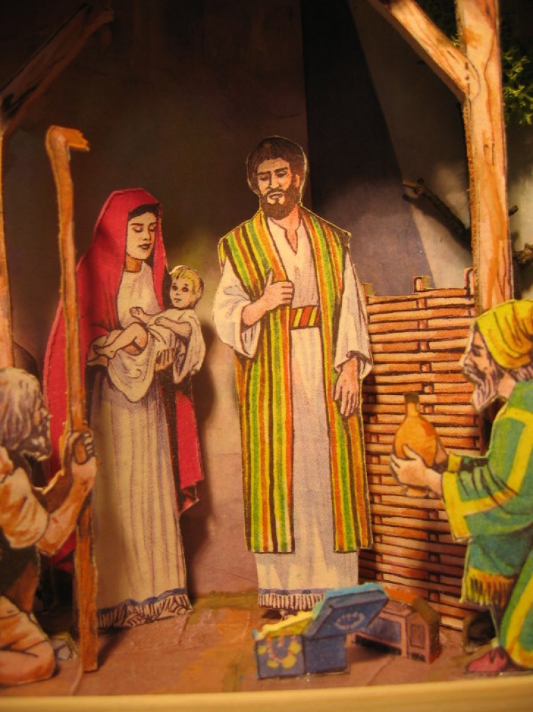VÁNOČNÍ BETLEM - v krabičce (Plná velikost v novém okně) VÁNOČNÍ BETLEM - v krabičce