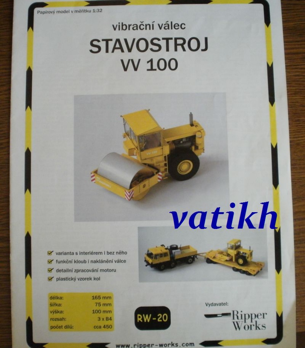vibrační válec STAVOSTROJ VV 100 (Plnďż˝ velikost v novďż˝m oknďż˝) vibrační válec STAVOSTROJ VV 100