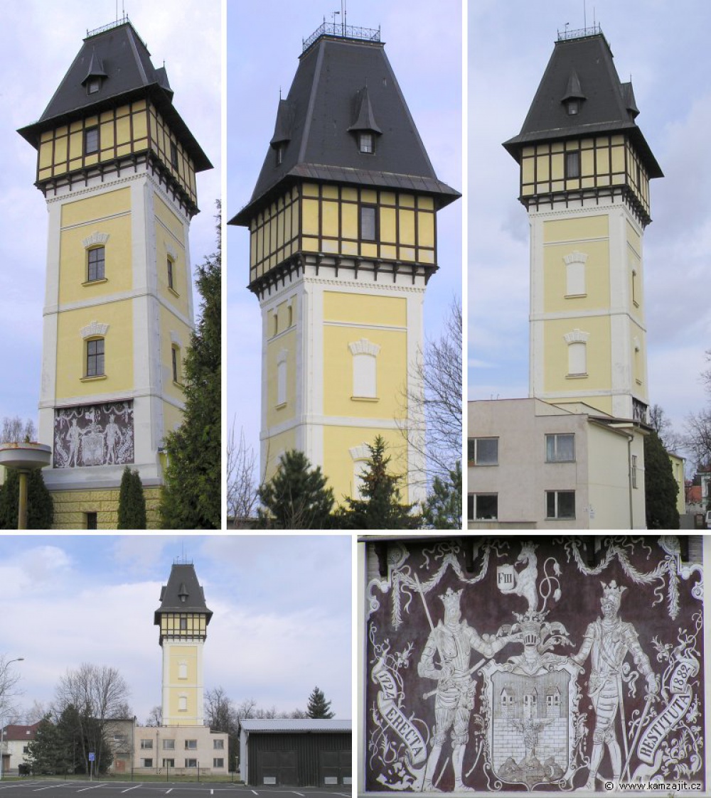 Vodárenská věž České Budějovice (Plná velikost v novém okně) Vodárenská věž České Budějovice