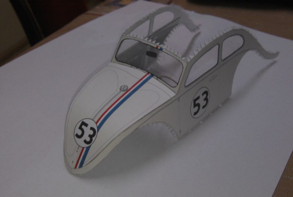 Volkswagen Chrobák-Herbie 53 (Plná velikost v novém okně) Volkswagen Chrobák-Herbie 53