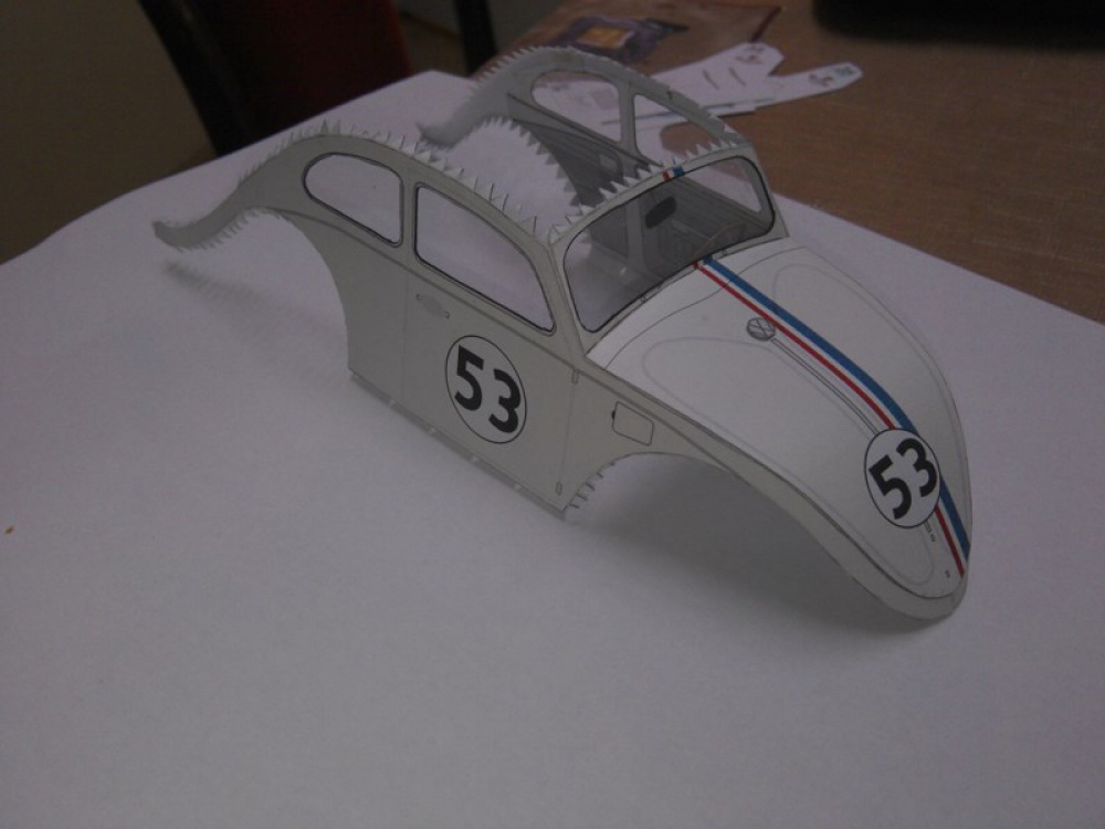Volkswagen Chrobák-Herbie 53 (Plná velikost v novém okně) Volkswagen Chrobák-Herbie 53