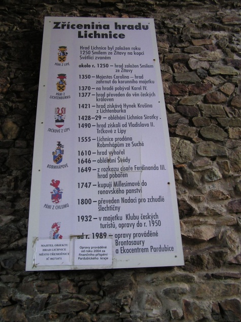 Výprava na hrad Lichnice Výprava na hrad Lichnice
