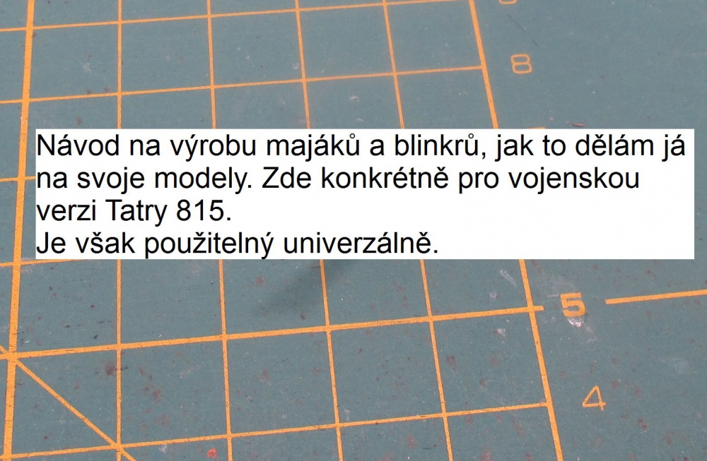 Výroba majáků a blinkrů (Plnďż˝ velikost v novďż˝m oknďż˝) Výroba majáků a blinkrů