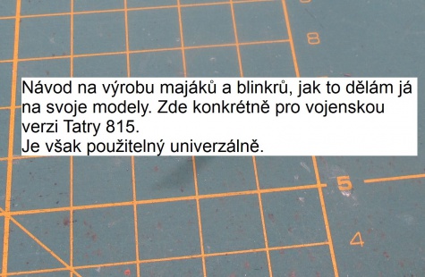 V�roba maj�k� a blinkr�
