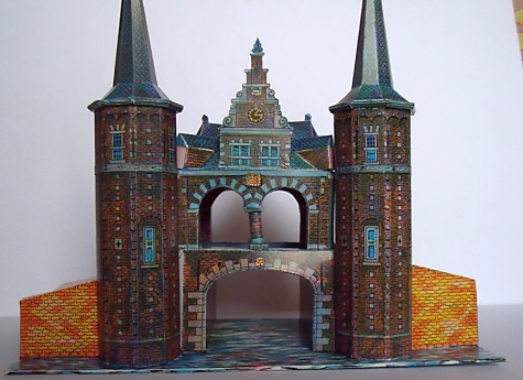 Waterpoort te Sneek (vodn� br�na ve Sneeku - Nizozem�)