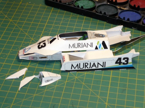 Williams FW 07 - Desire Wilson - Anglie 1980 Williams FW 07 - Desire Wilson - Anglie 1980