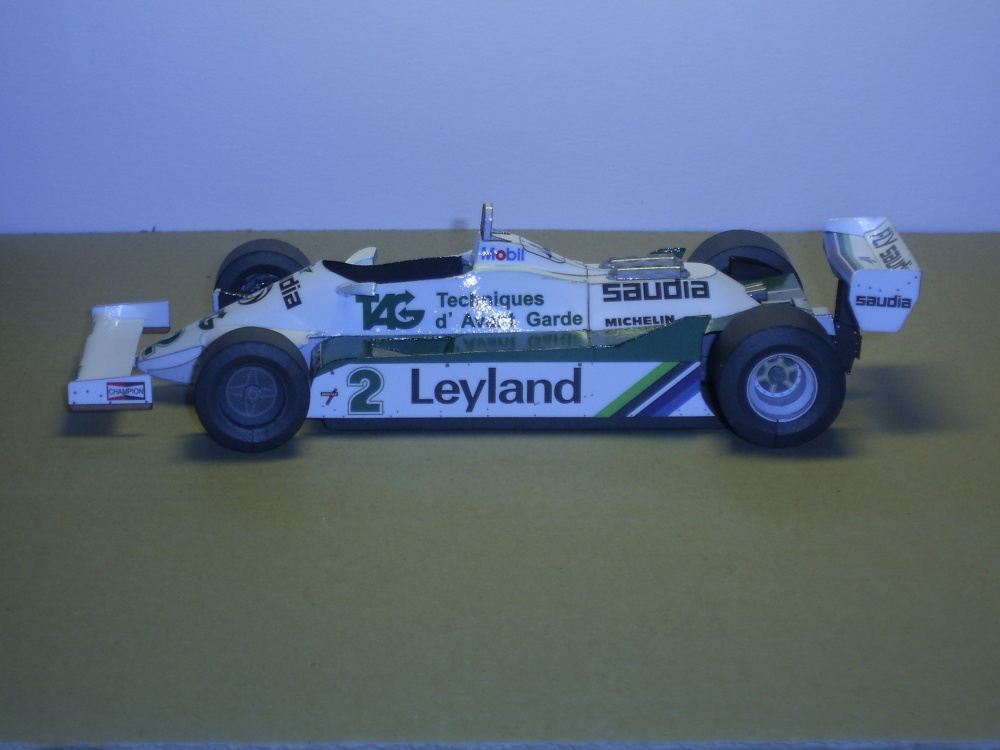 WILLIAMS FW-07C Carlos Reutemann 1981 (Plná velikost v novém okně) WILLIAMS FW-07C Carlos Reutemann 1981