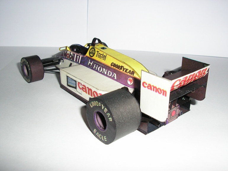 Williams FW 11 Honda (Plná velikost v novém okně) Williams FW 11 Honda